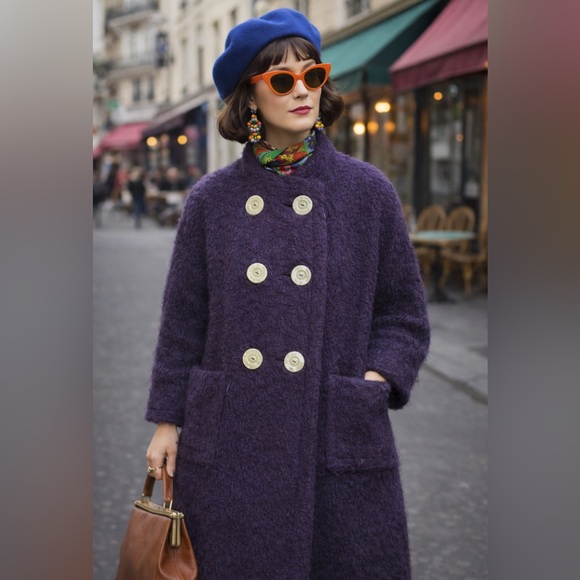 Jackets & Blazers - Vintage Retro wool Women's Coat